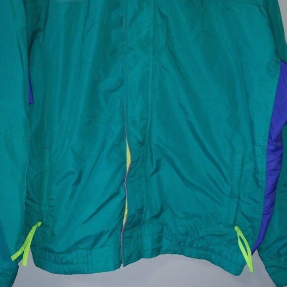 Vintage Columbia Large Neon Bugaboo Radial Sleeve Ski Jacket-90s-Zippered Pocket - Picture 3 of 12